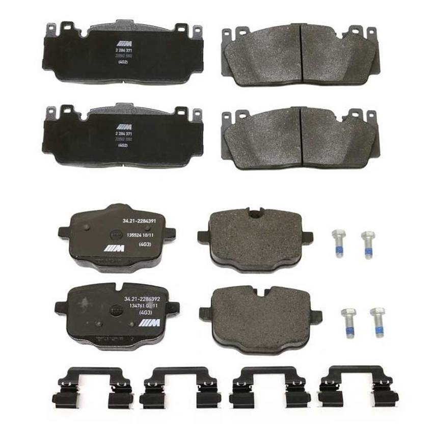 BMW Disc Brakes Kit - Pads Front and Rear